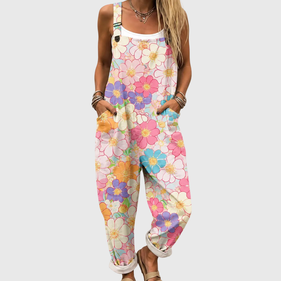 Winifred Pastel Floral Jumpsuit