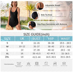 One Piece Tummy Control Tie Knot Swimsuit