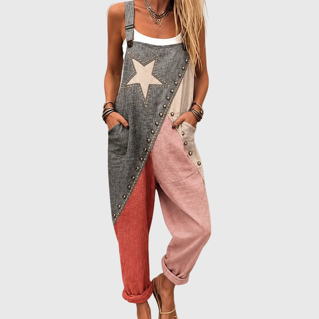 Stella Vintage Patchwork Jumpsuit