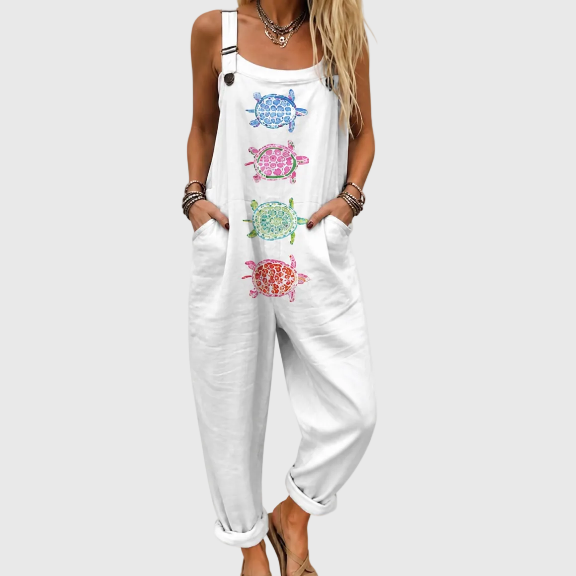 Nell Four Turtles Marine Jumpsuit