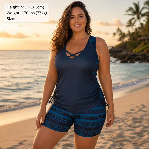 Miraclesuit Tummy Control Tankini Set with Built-In Bra