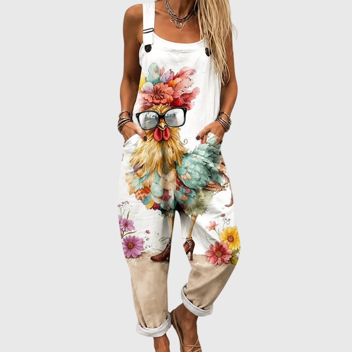 Beatrice Floral Chicken Jumpsuit
