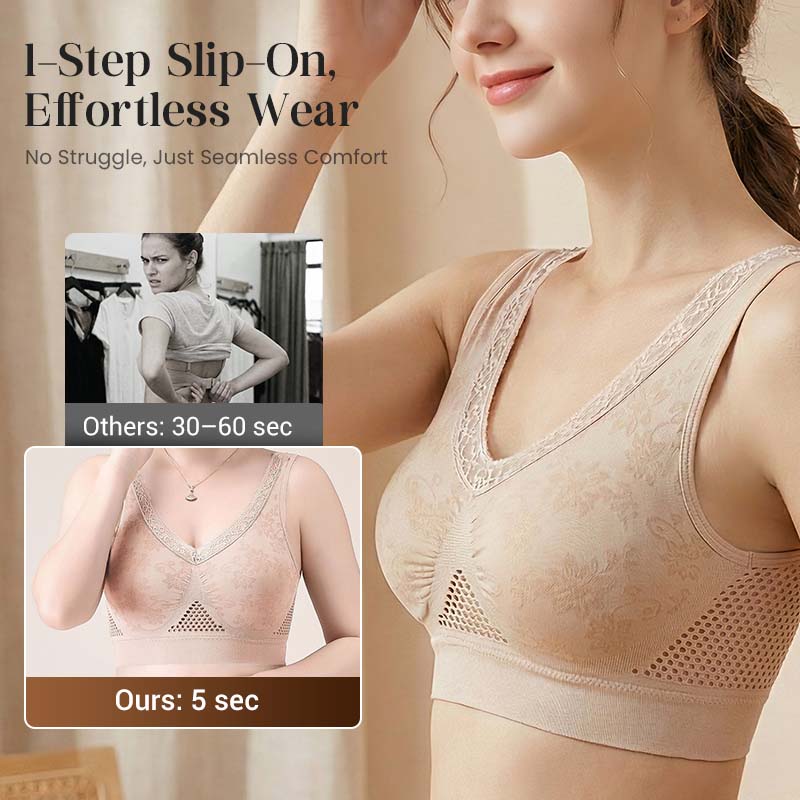 Women’s Seamless Lace Support Bra