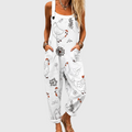 Clementine Hen Pattern Dungaree