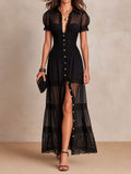 Beatrice Lace Insert Maxi Dress