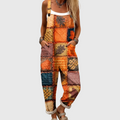 Gwyneth Rustic Patchwork Jumpsuit
