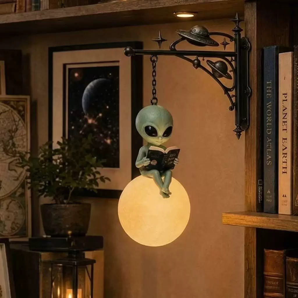 Orbit | Alien on the Moon Shelf Light