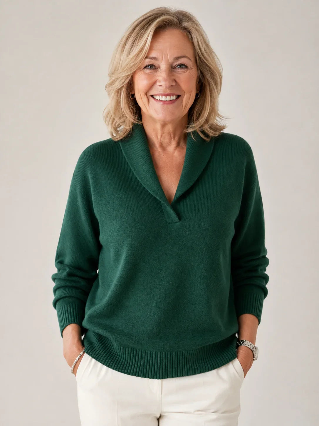 Margaret | Soft V-Neck Jumper