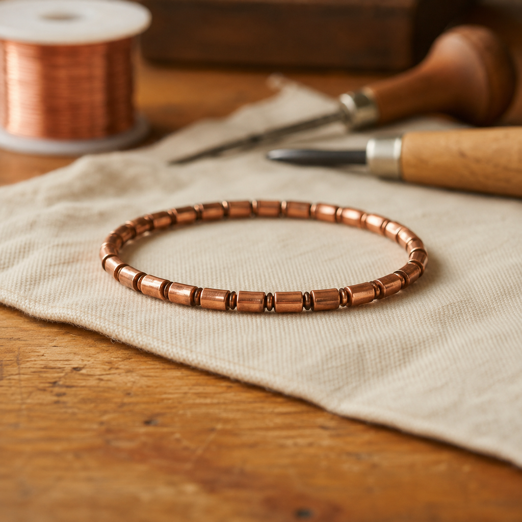Trace | Copper Anklet