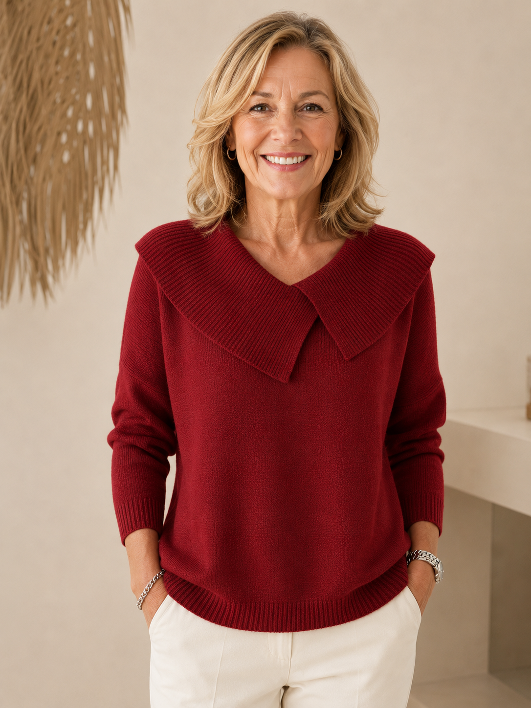 Florence | Warm Soft-Collar Sweater