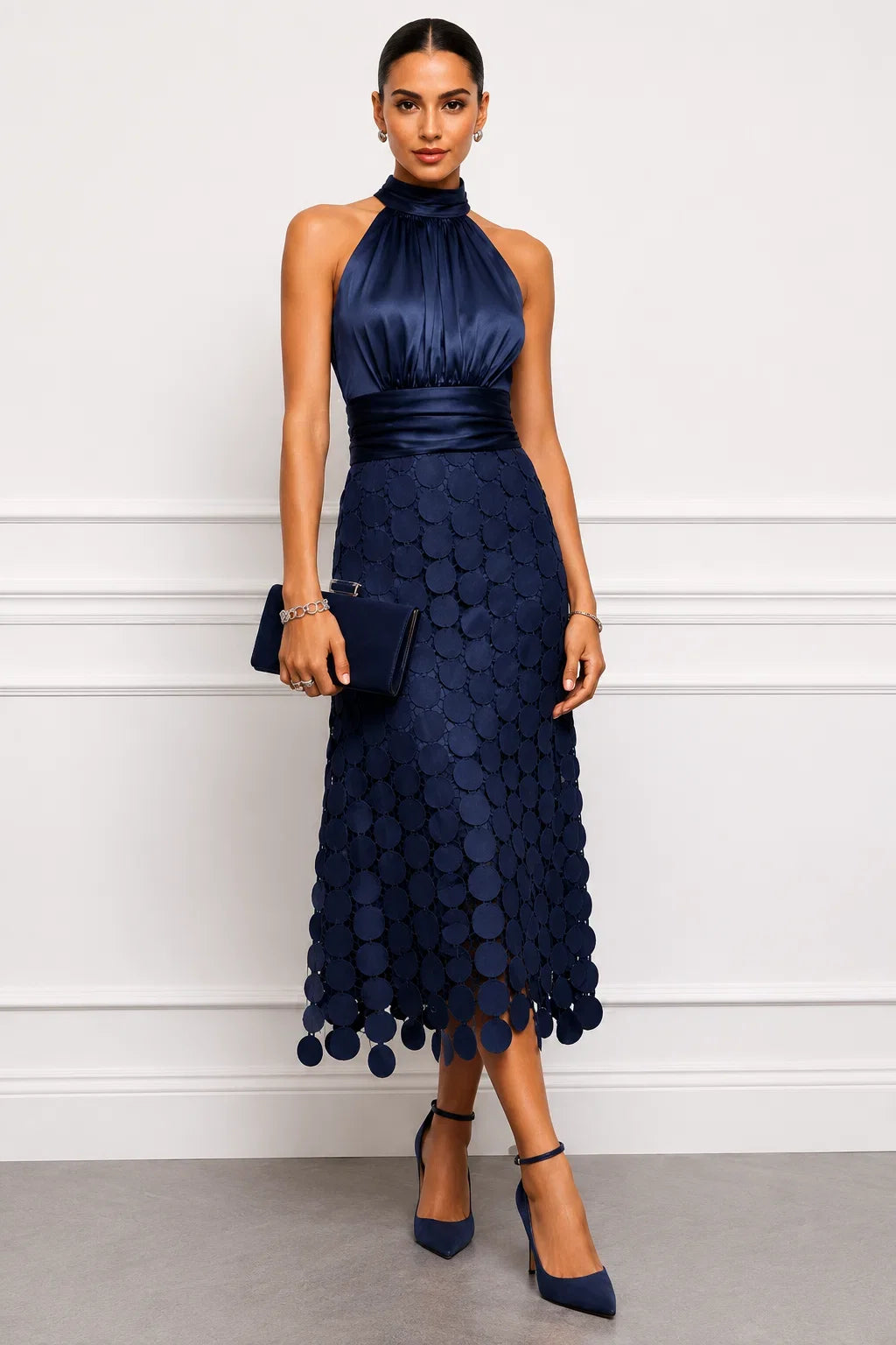 Philomena Bandeau Midi Dress