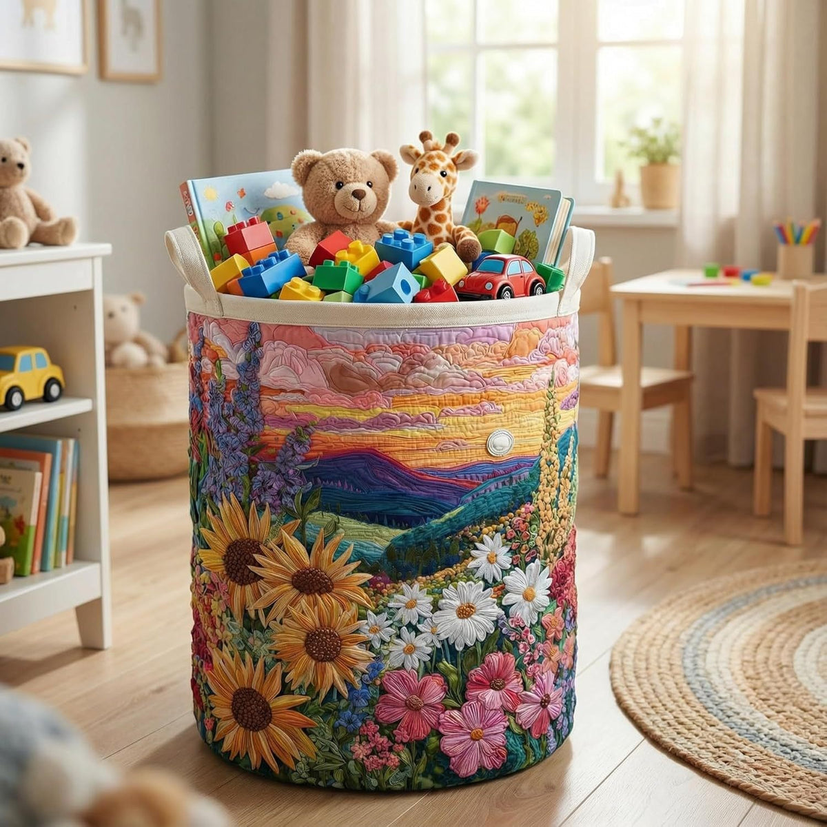 LAUNDRY BAG | Sunset Wildflower Meadow