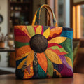 ARTISAN BAG | Abstract Sunflower Patchwork