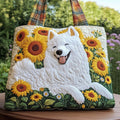 ARTISAN BAG | Samoyed & Sunflowers