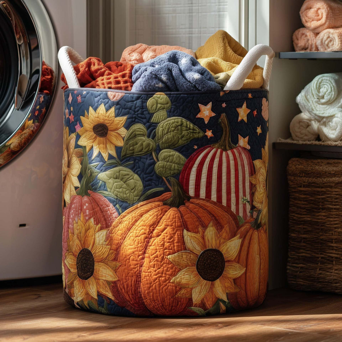 LAUNDRY BAG | Pumpkin Patch Starry Night