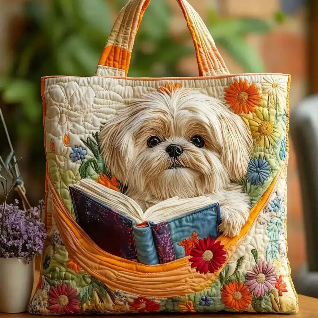 ARTISAN BAG | Shih Tzu Reading in Hammock