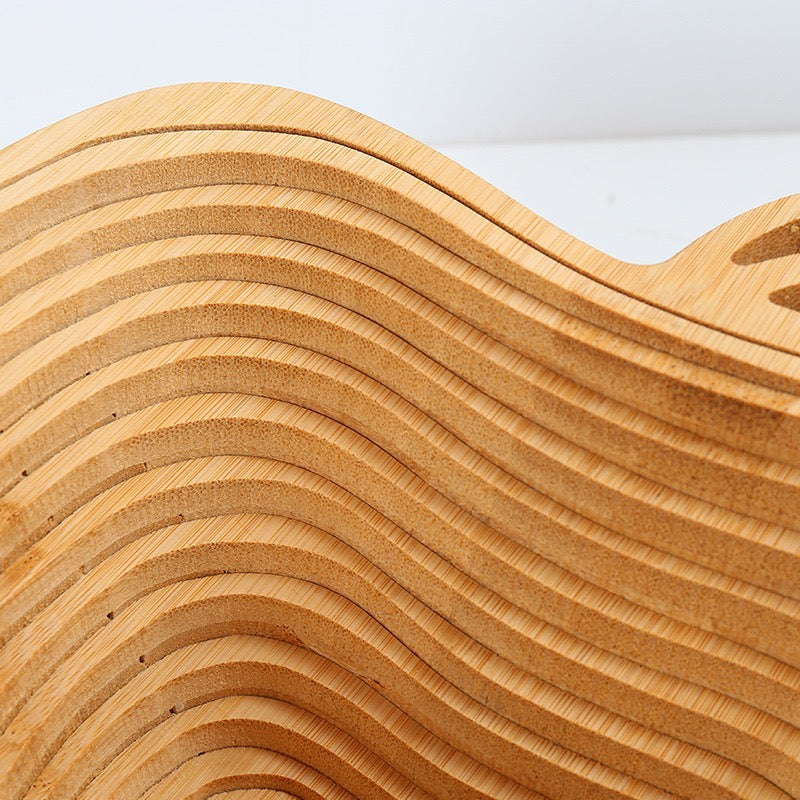Foldable Bamboo Fruit Basket