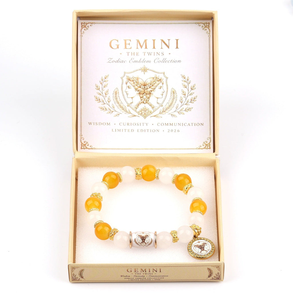 Gemini Zodiac Gemstone Bracelet