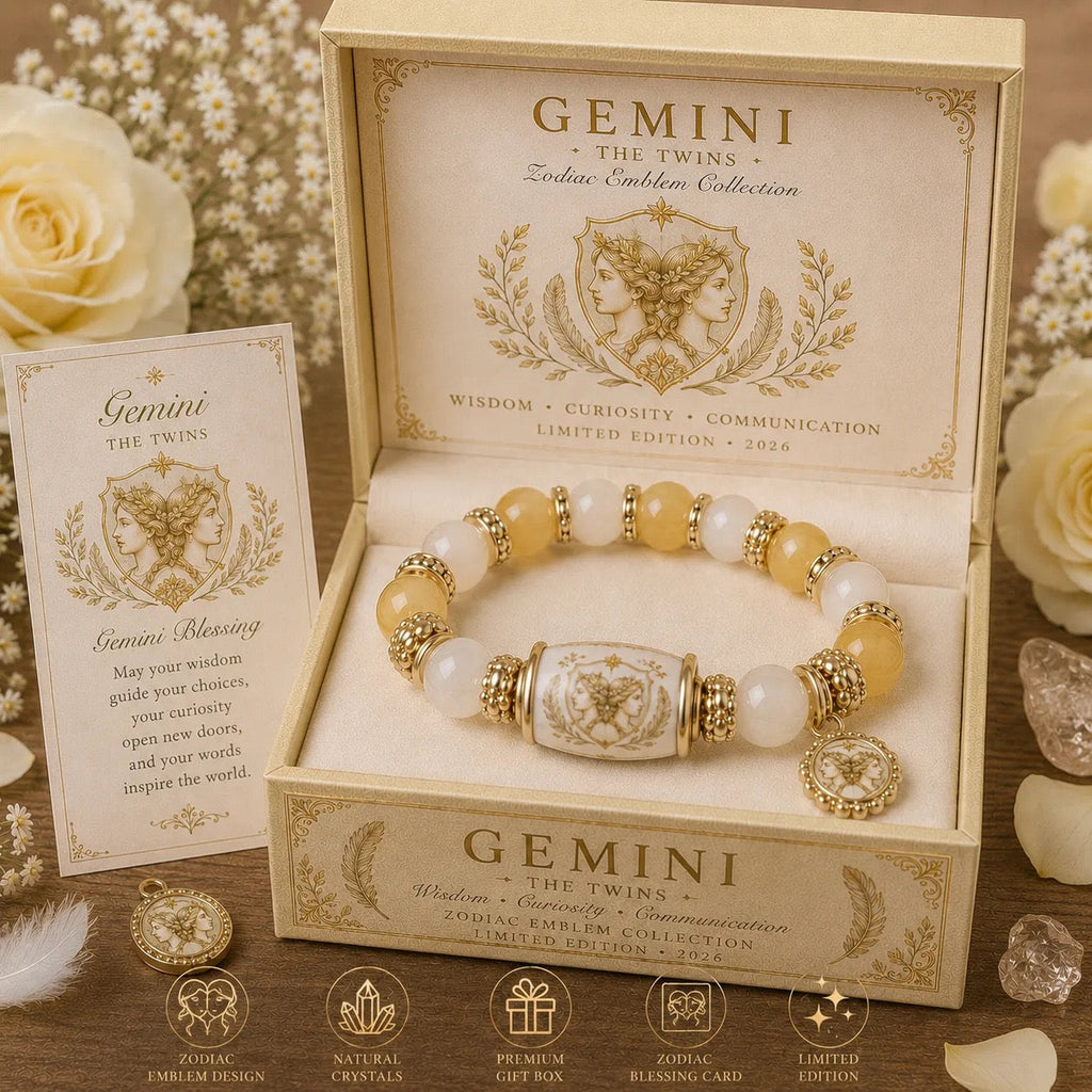 Gemini Zodiac Gemstone Bracelet