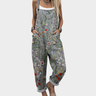 Jocasta Gray Floral Jumpsuit