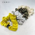 100% Pure Mulberry Silk Large Scrunchies Rubber Bands Hair Ties Gum Elastics Ponytail Holders for Women Girls Hair Accessories