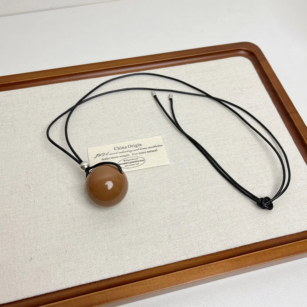 Winifred Geometric Ball Necklace