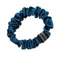 100% Pure Mulberry Silk Scrunchies Hair Bands Ties Gum Elastics Ponytail Holders Pure Color for Women Girls 19 Momme 1.5CM