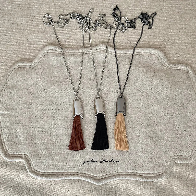 Adelaide Brush Tassel Necklace