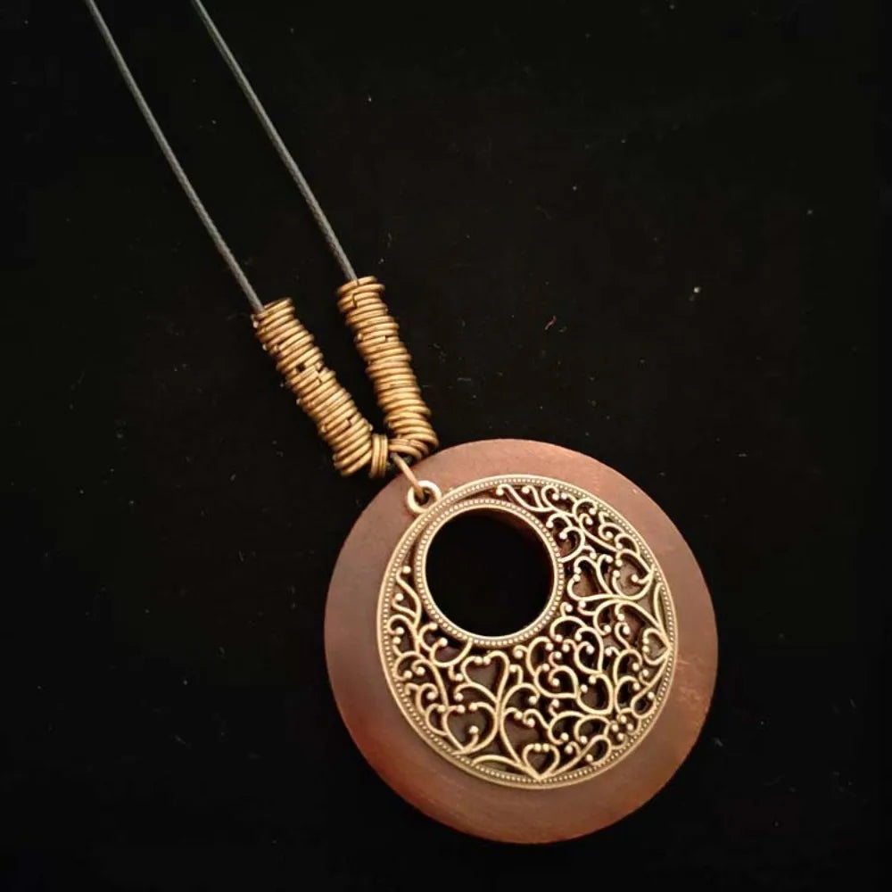 Prudence Carved Pendant Necklaces