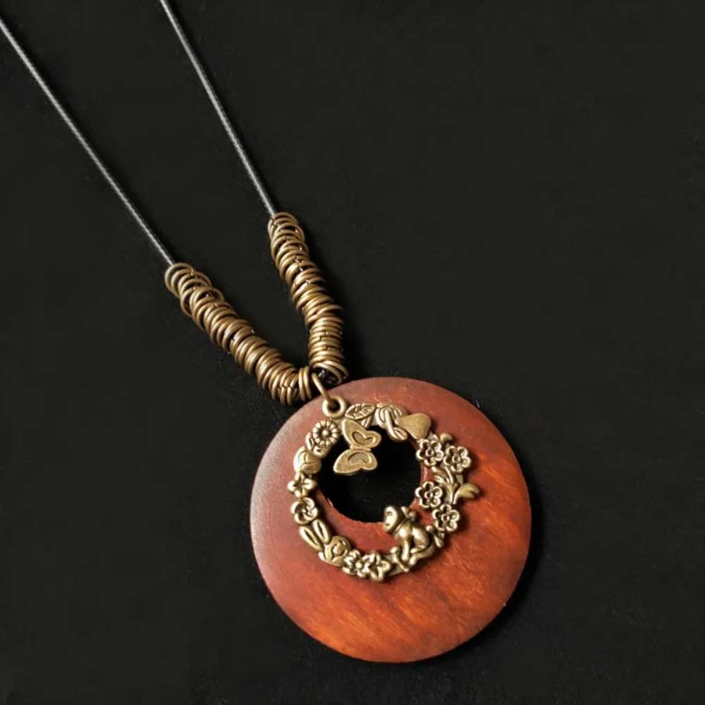 Prudence Carved Pendant Necklaces