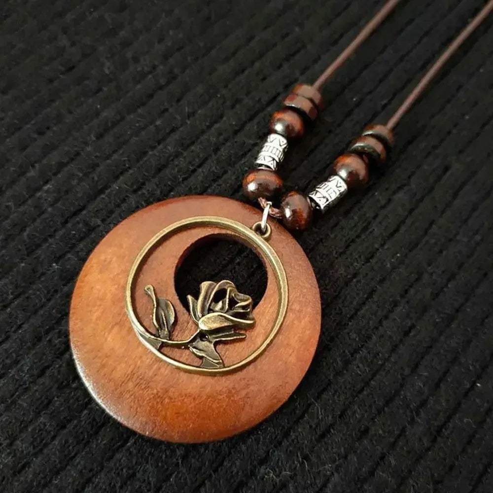 Prudence Carved Owl Pendant Necklace