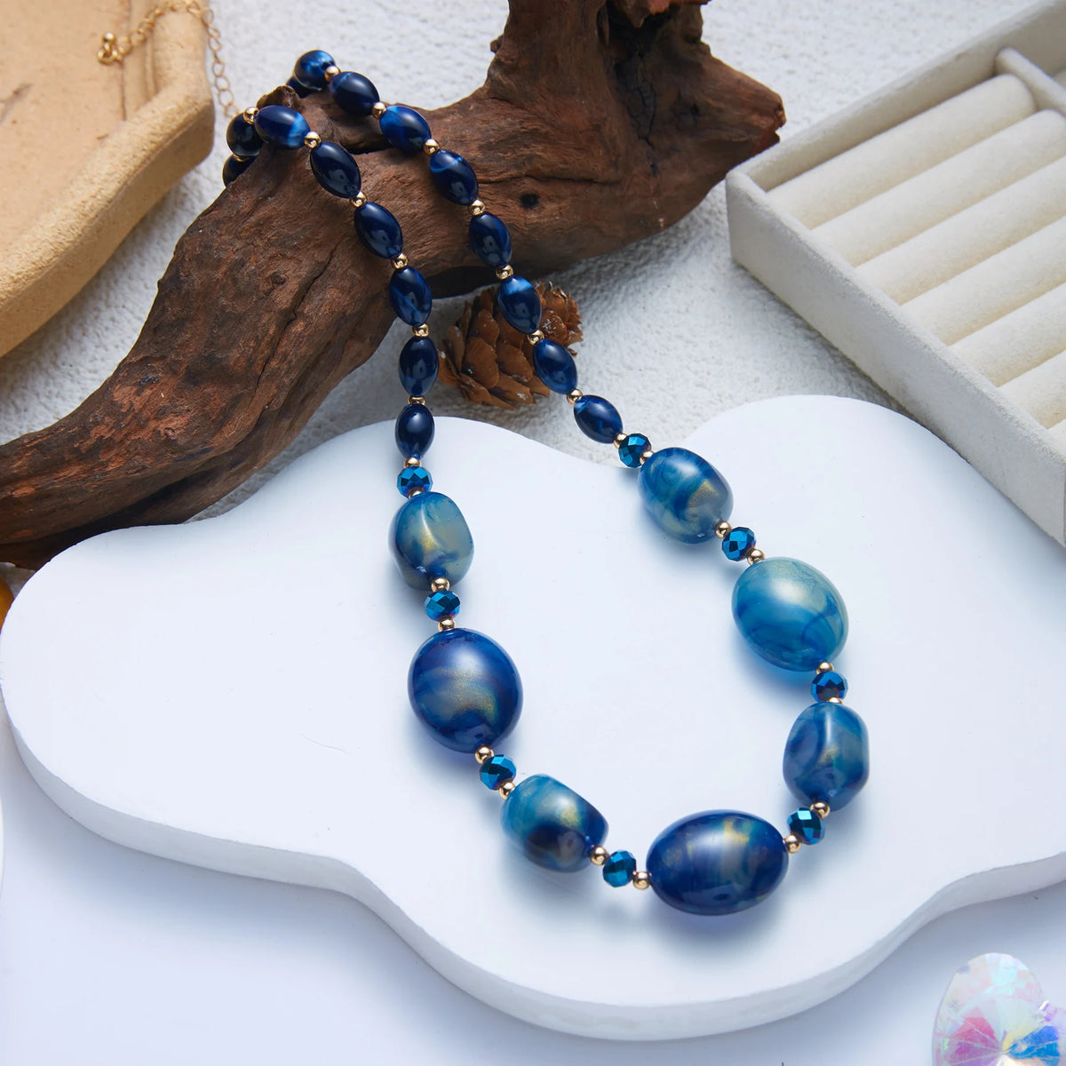 Constance Vintage Resin Necklace