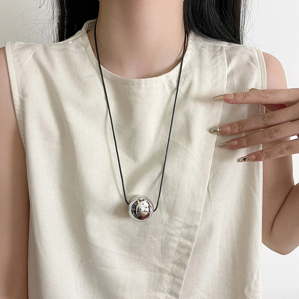 Winifred Geometric Ball Necklace