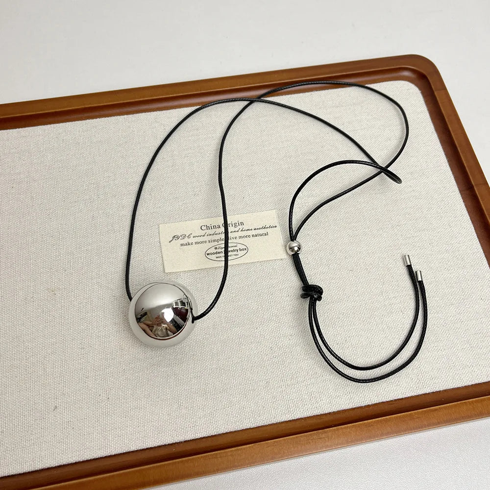 Winifred Geometric Ball Necklace