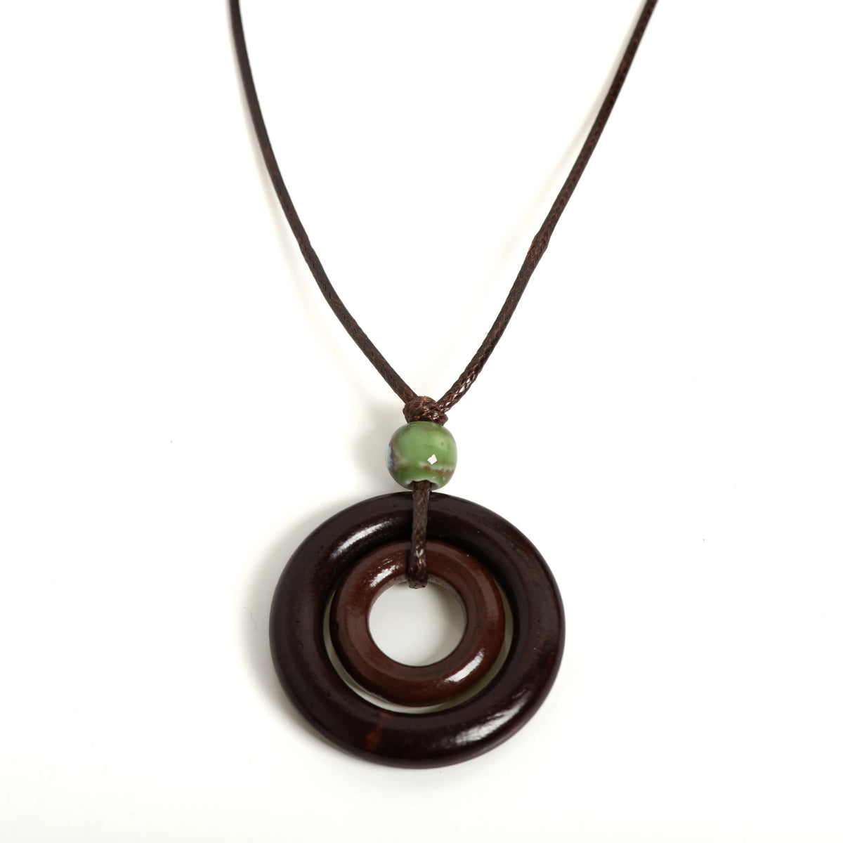 Iris Ceramic Pendant Necklace