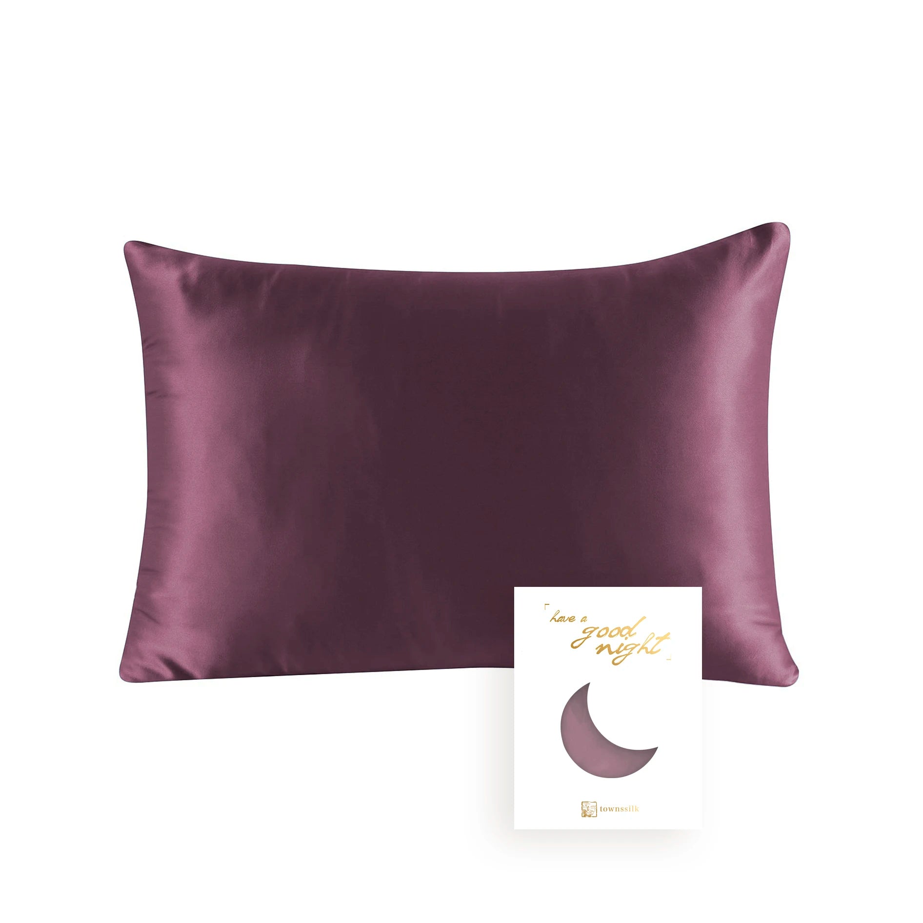 100% Natural Mulberry Silk Pillowcase With OEKO-TEX 22MM Front In 100% Silk & Back in Lenzing Tencel Fabric, 1 Pack