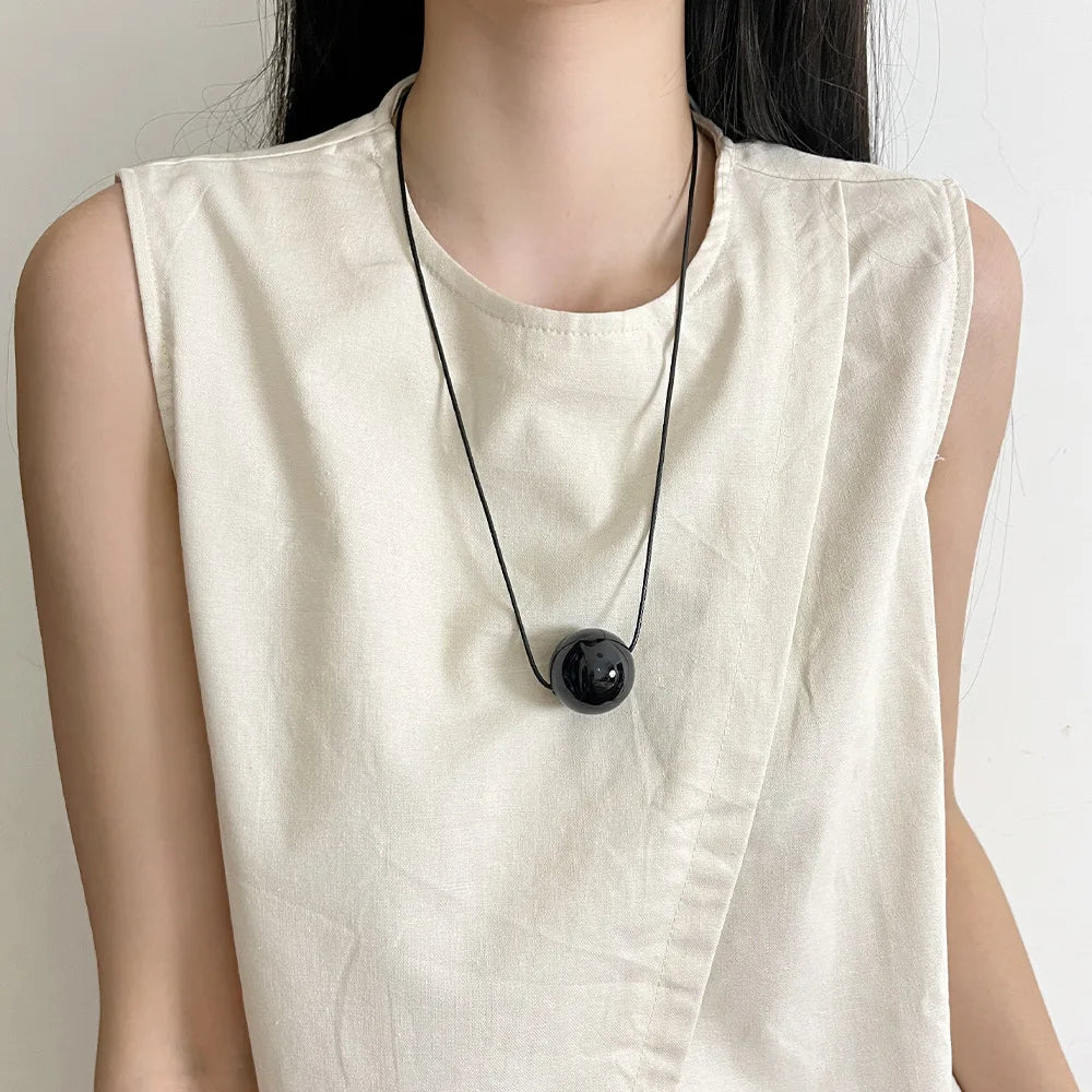 Winifred Geometric Ball Necklace