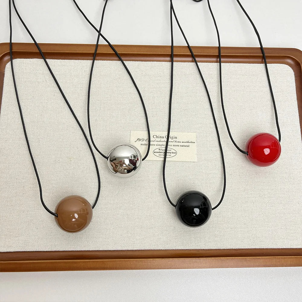 Winifred Geometric Ball Necklace