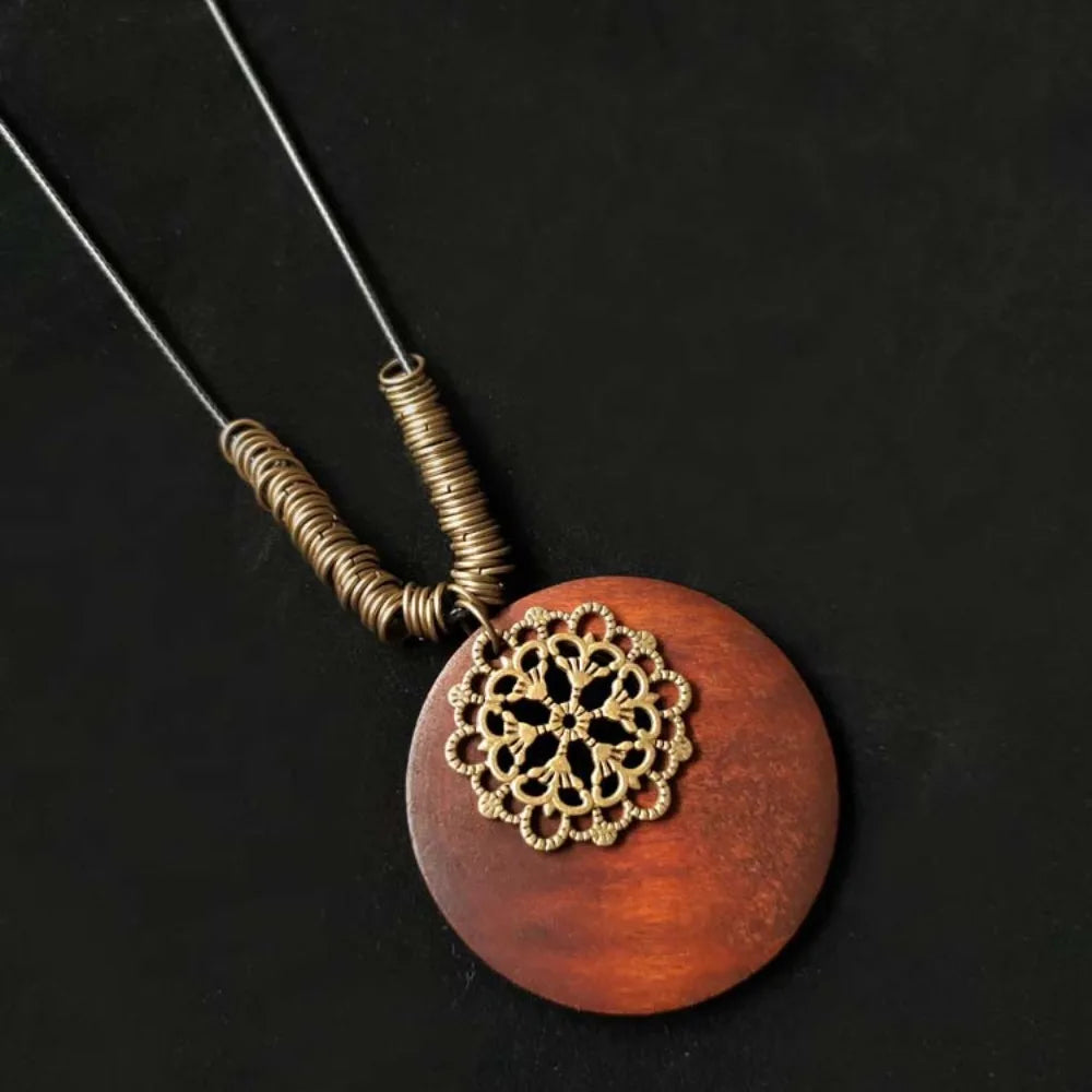 Prudence Carved Pendant Necklaces