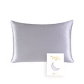 100% Natural Mulberry Silk Pillowcase With OEKO-TEX 22MM Front In 100% Silk & Back in Lenzing Tencel Fabric, 1 Pack
