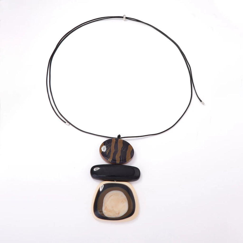 Beatrice Bohemian Acrylic Necklace