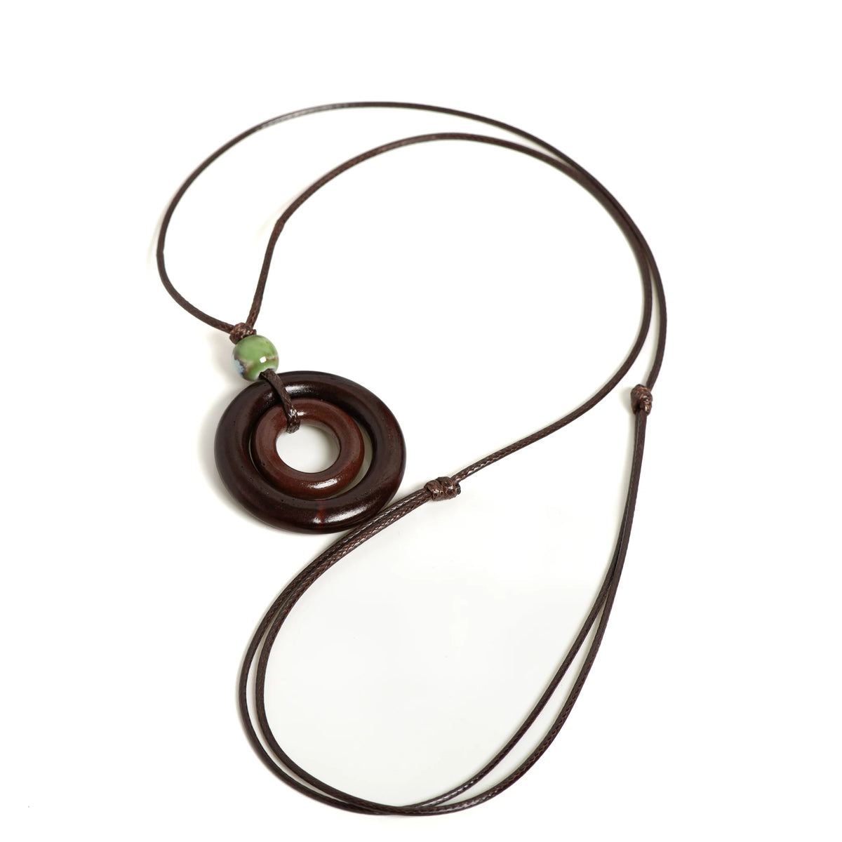 Iris Ceramic Pendant Necklace