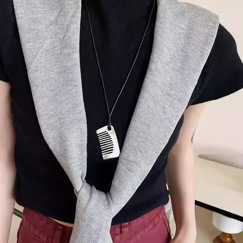 Phyllis Comb Pendant Necklace