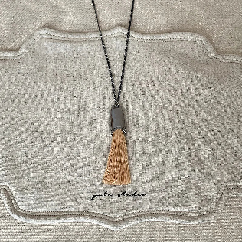 Adelaide Brush Tassel Necklace