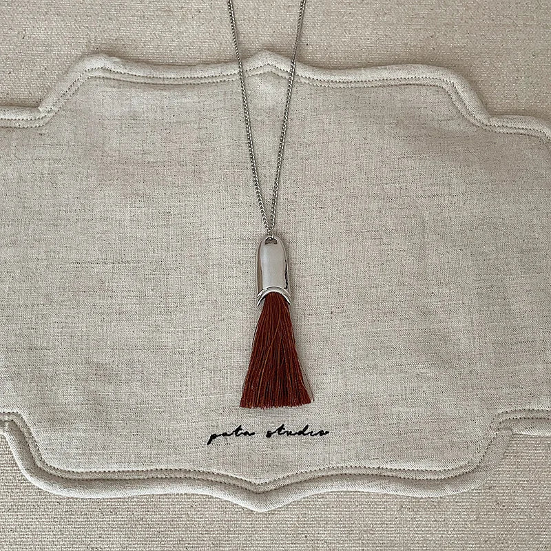 Adelaide Brush Tassel Necklace