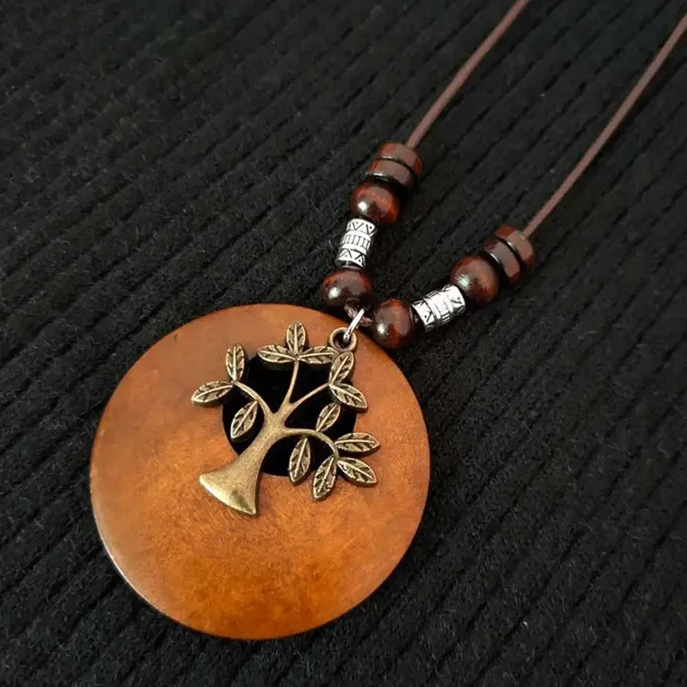 Prudence Carved Owl Pendant Necklace