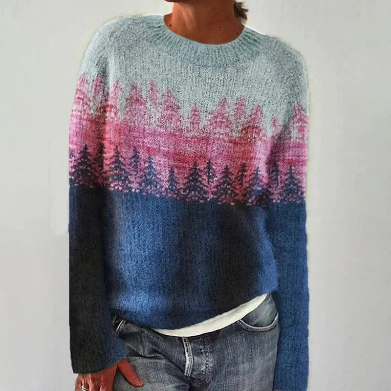Portia | Retro Islands Knit Sweater