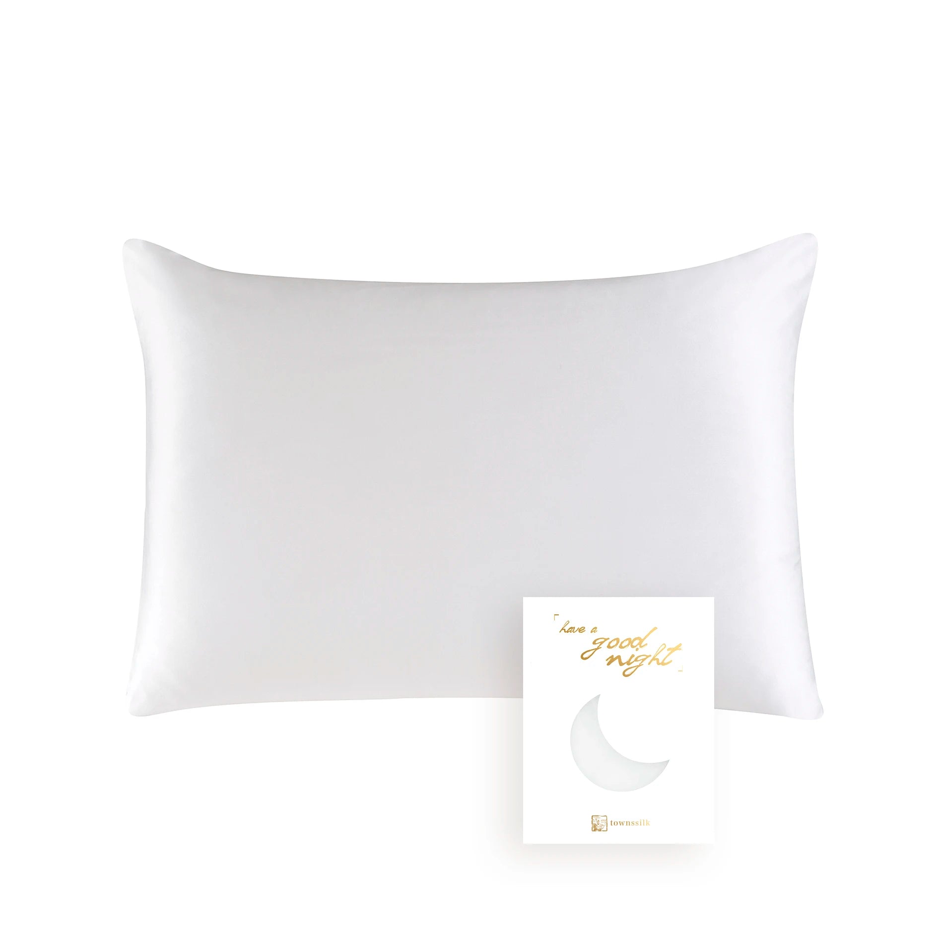 100% Natural Mulberry Silk Pillowcase With OEKO-TEX 22MM Front In 100% Silk & Back in Lenzing Tencel Fabric, 1 Pack