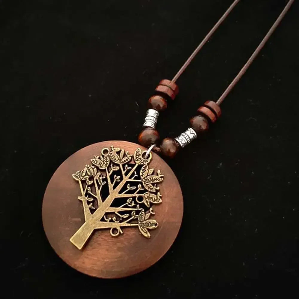 Prudence Carved Owl Pendant Necklace