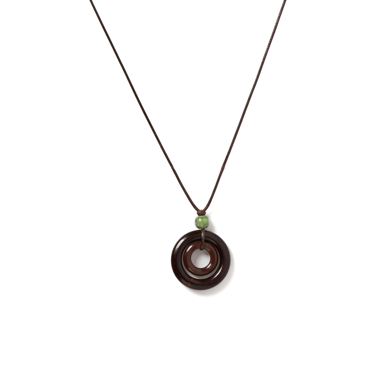 Iris Ceramic Pendant Necklace